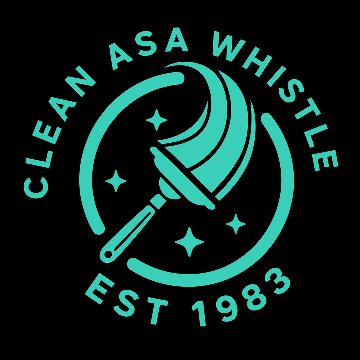 Clean Asa Whistle Janitorial Service logo
